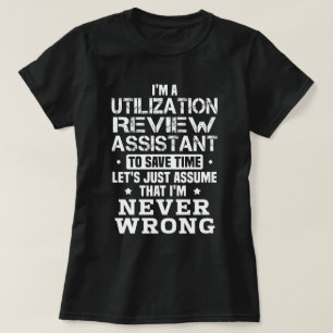 T-shirt Assistant Examen de l'utilisation