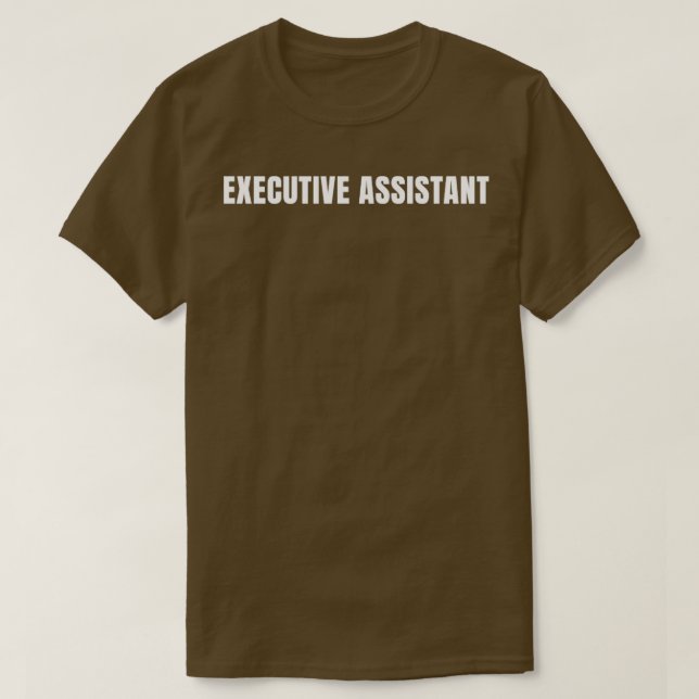 T-shirt Assistant Exécutif Funny Titre de l'emploi Profess (Design devant)