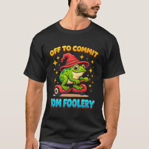 T-shirt Assistant Grenouille Whimsical désactivé pour enga