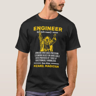 T-shirt Assistant Ingénieur Définition Moteur mécanique ci