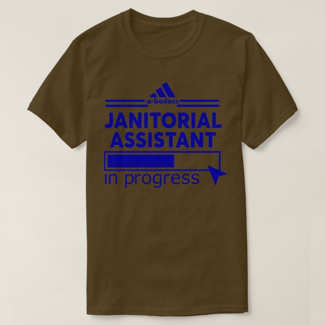 T-SHIRT ASSISTANT JANITORIAL (Design devant)