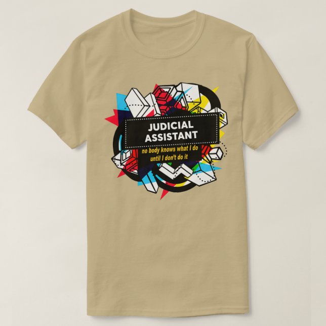 T-SHIRT ASSISTANT JUDICIAIRE (Design devant)
