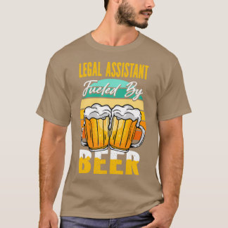 T-shirt Assistant Juridique Alimenté Par Beer Funny Beer L