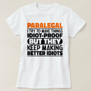 T-shirt Assistant juridique j'essaie de rendre les choses