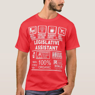 T-SHIRT ASSISTANT LÉGISLATIVE NICE DESIGN