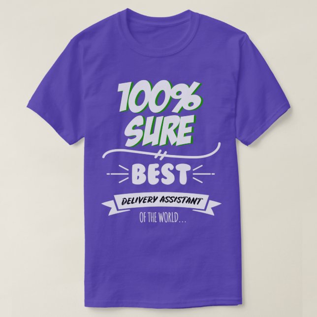 T-shirt Assistant Livraison Drôle Slogan Hob (Design devant)