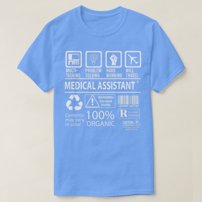 T-shirt Assistant Médicale 7 (Design devant)