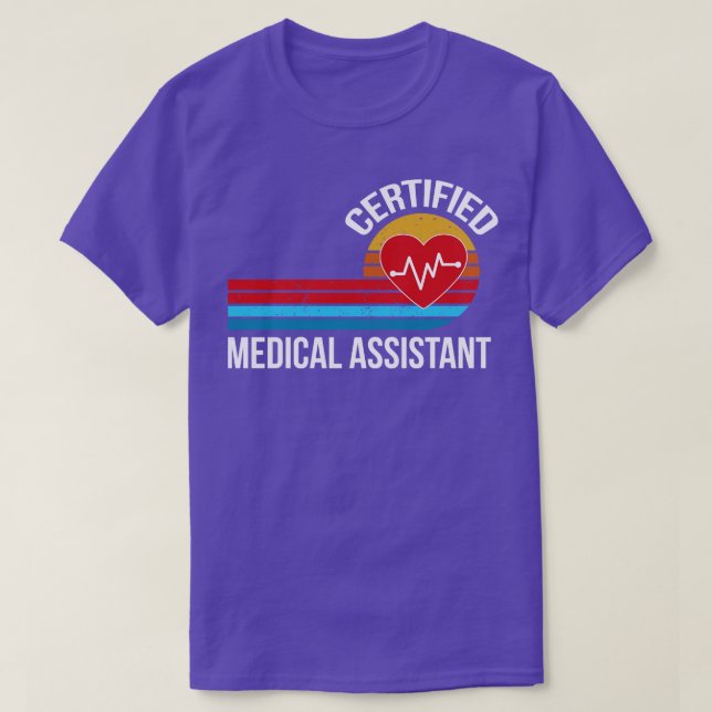 T-shirt Assistant Médicale certifié (Design devant)