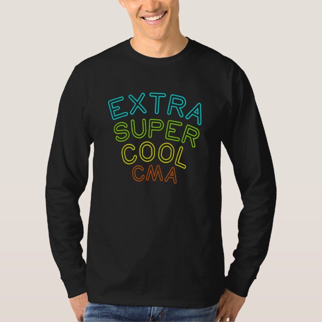 T-shirt Assistant Médicale Certifié Cma Extra Cool (Devant)