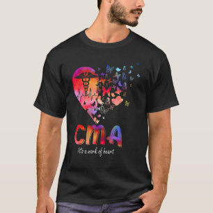 T-shirt Assistant Médicale Certifié Cma Pour Infirmière Mé