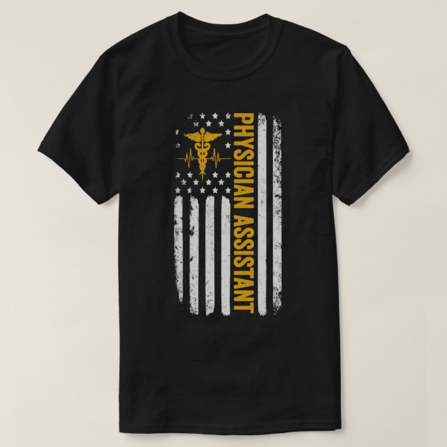 T-shirt Assistant Médicale États-Unis (Design devant)