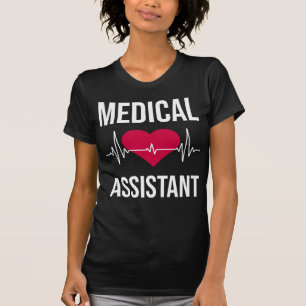 T-shirt Assistant Médicale Heartbeat Nursing Heart Hospit