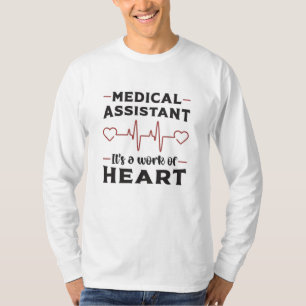 T-shirt Assistant Médicale Médecine cardiaque