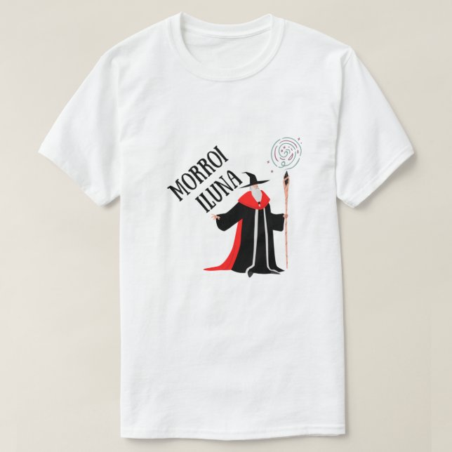 T-shirt Assistant noir en basque - Morroi iluna (Design devant)