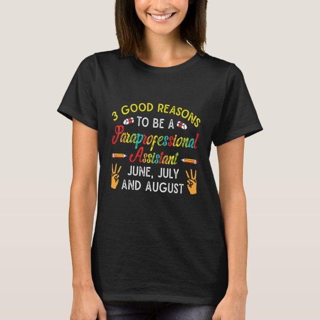 T-shirt Assistant paraprofessionnel Paraeducateur (Devant)