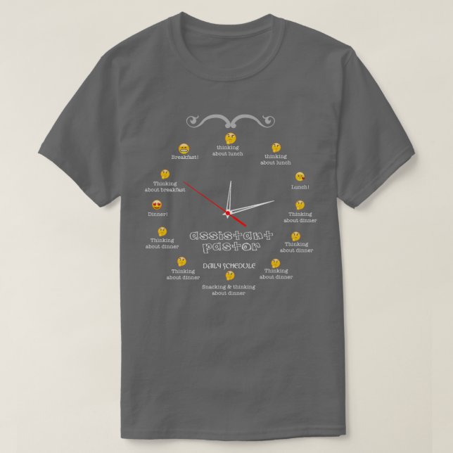 T-SHIRT ASSISTANT PASTOR NICE DESIGN 2017 (Design devant)