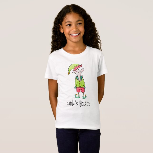 T-Shirt Assistant père Noël (Devant entier)