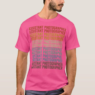 T-shirt Assistant photographe passionné de photographie Ph