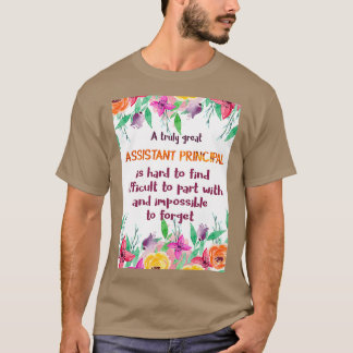 T-shirt Assistant principal cadeau d'adieu de départ cadea