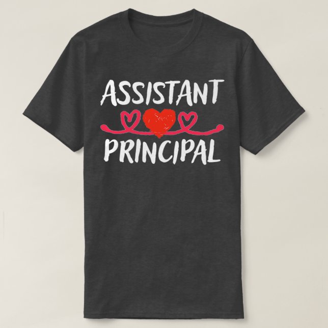 T-shirt Assistant Principal Cadeaux École Principal 12 (Design devant)