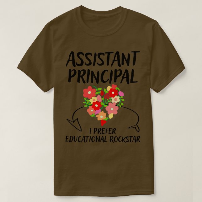 T-shirt Assistant Principal Cadeaux École Principal 18 (Design devant)
