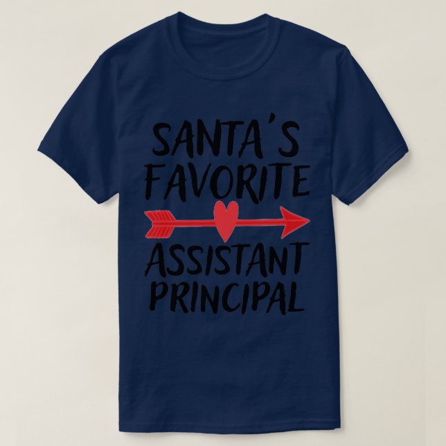 T-shirt Assistant Principal Cadeaux École Principal 19 (Design devant)