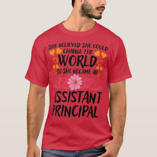 T-shirt Assistant Principal Cadeaux École Principal 26