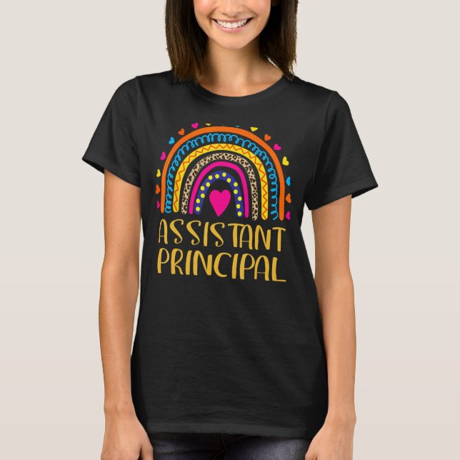 T-shirt Assistant Principal Dernier Jour De L'École Applic (Devant)