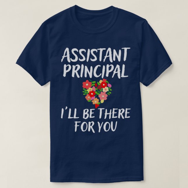 T-shirt Assistant principal école de cadeaux Principal 6 (Design devant)