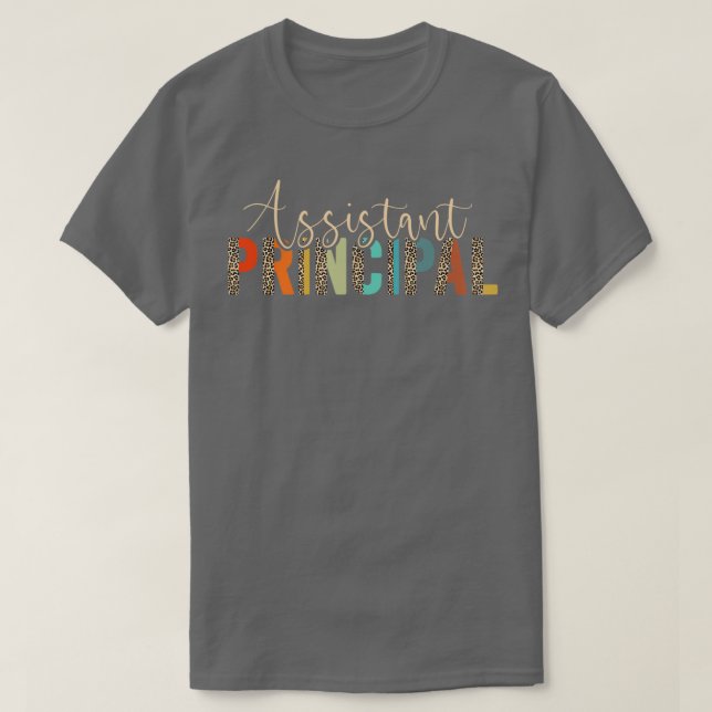 T-shirt Assistant Principal Funky Titre du travail Travail (Design devant)