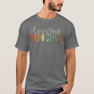T-shirt Assistant Principal Funky Titre du travail Travail