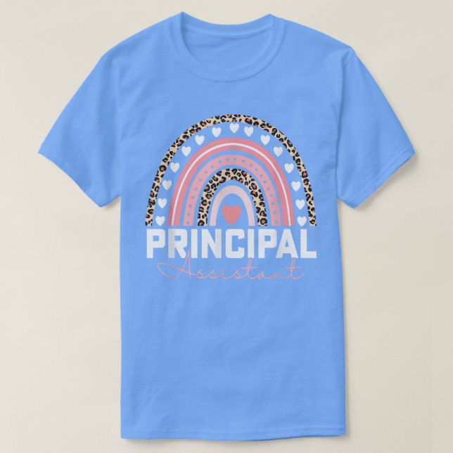 T-shirt Assistant principal Leopard Rainbow Appréciation W (Design devant)