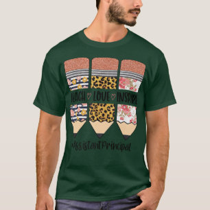 T-shirt Assistant Principal Retourner À L'École Enseigner