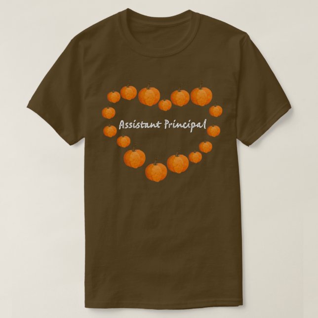 T-shirt Assistant principal Thanksgiving (Design devant)