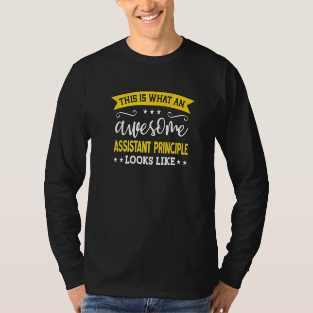 T-shirt Assistant Principle Job Title Employee Assistant P (Devant)
