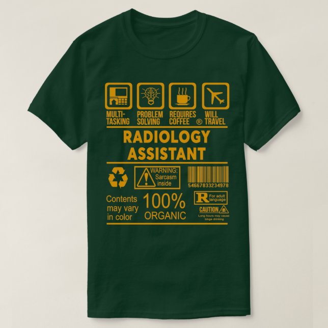 T-shirt ASSISTANT RADIOLOGIE NICE DESIGN 2017 Classic TShi (Design devant)