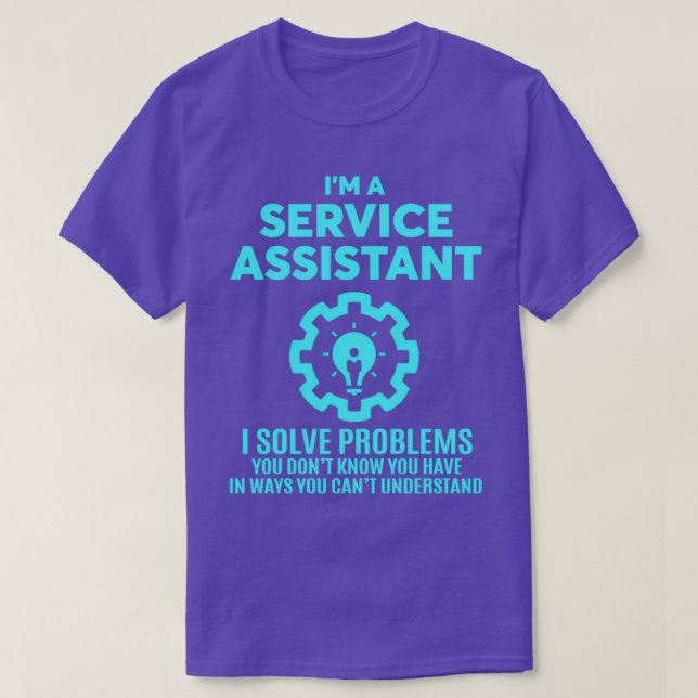 T-SHIRT ASSISTANT SERVICE NICE DESIGN 2017 (Design devant)
