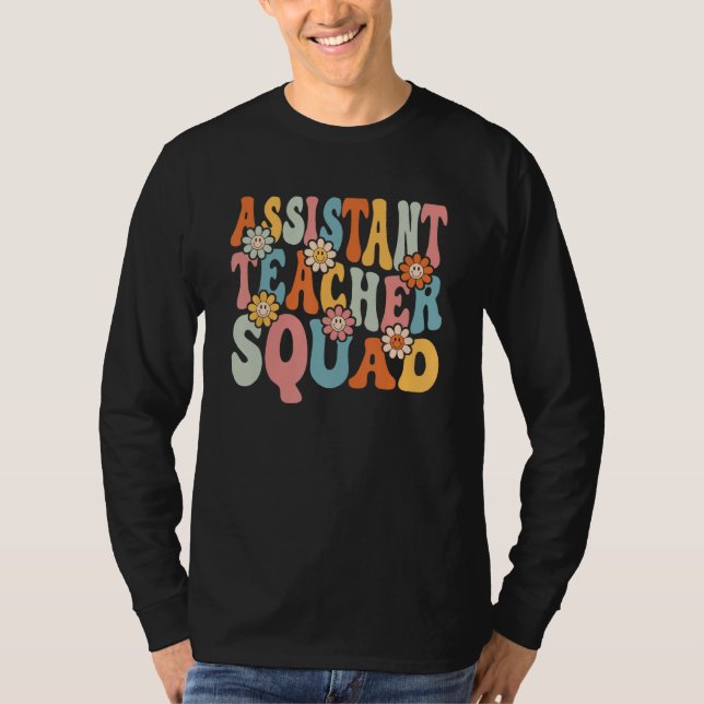 T-shirt Assistant Teacher Squad   Back To School Teacher (Devant)