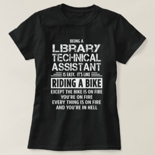 T-shirt Assistant technique de bibliothèque