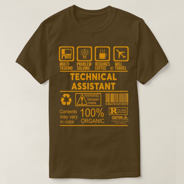T-SHIRT ASSISTANT TECHNIQUE NICE DESIGN 2017 3 (Design devant)