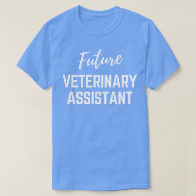 T-shirt Assistant vétérinaire futur (Design devant)