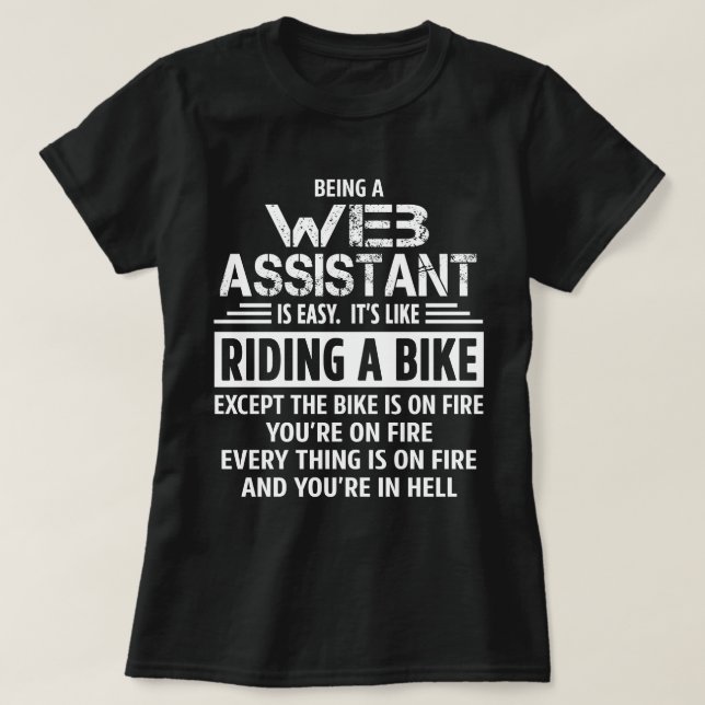 T-shirt Assistant Web (Design devant)