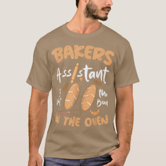 T-shirt Assistante boulangerie J'ai mis le pain dans la cu
