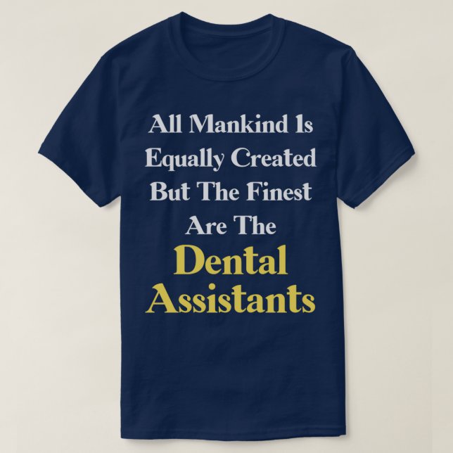 T-shirt assistante dentaire 3 (Design devant)