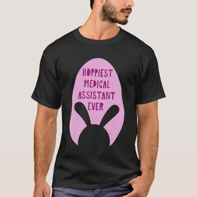 T-shirt Assistante médicale la plus joyeuse du monde Profe (Devant)