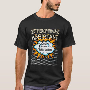 T-shirt Assistante Ophtalmique Certifiée - Job Funny Hero