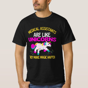 T-shirt Assistants Médicales Unicorn, Unicorne magique
