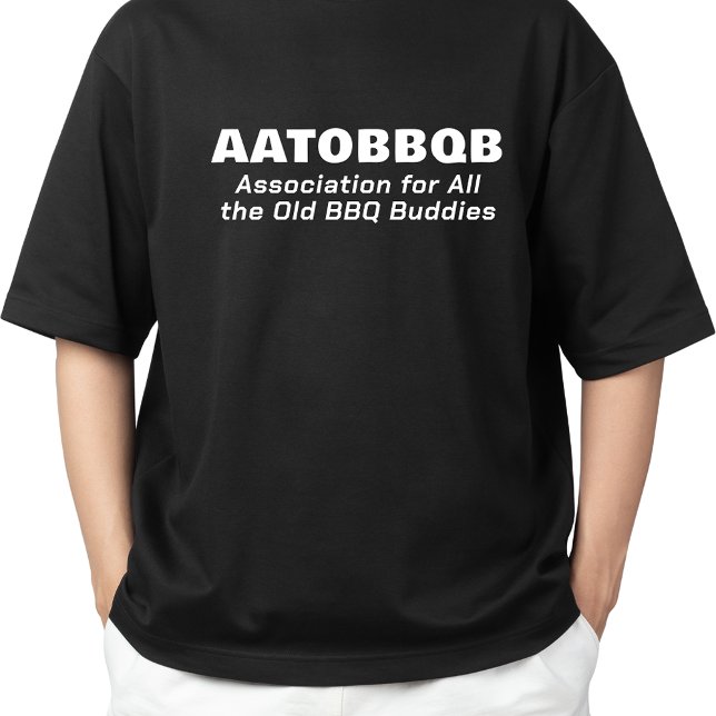 T-shirt Association pour tous les anciens amis du barbecue (Créateur téléchargé)