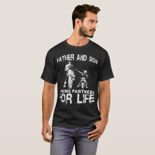 T-shirt Associés d'équitation de père et de fils pendan