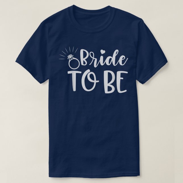 T-shirt assorti pour la future mariée pour l'enter (Design devant)